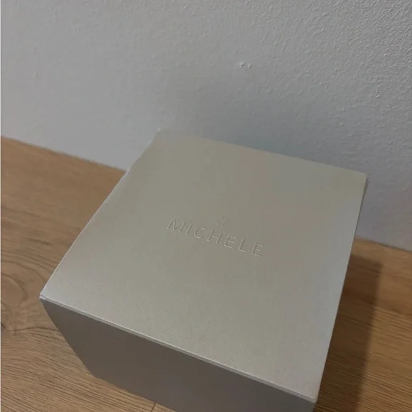 NWT Michele Urban Mini Two-Tone 18K Gold Plated Watch - Picture 14 of 14